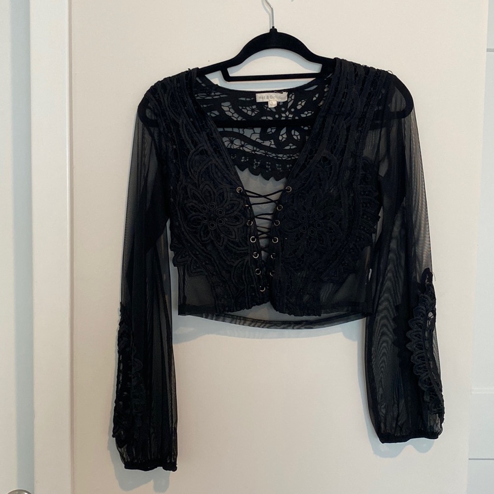 Hot & Delicious Cropped/Transparent Shirt